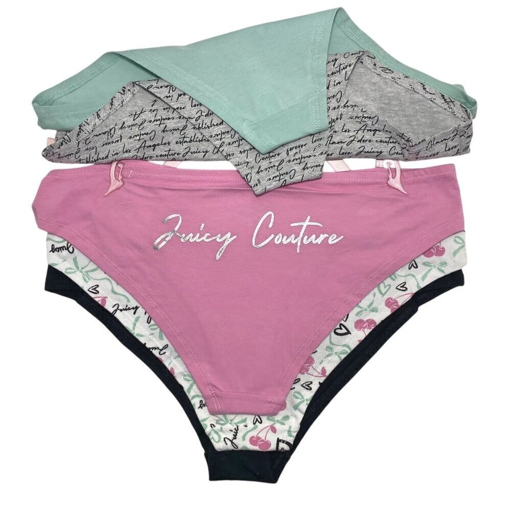 Juicy Couture Bikini Underwear Cotton Panty 5pc Set NWT Size XL - Picture 5 of 7